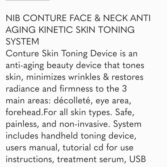 Sold. Contour Skin Rejuvenation Face & Neck Kinetic Device - Picture 8 of 9